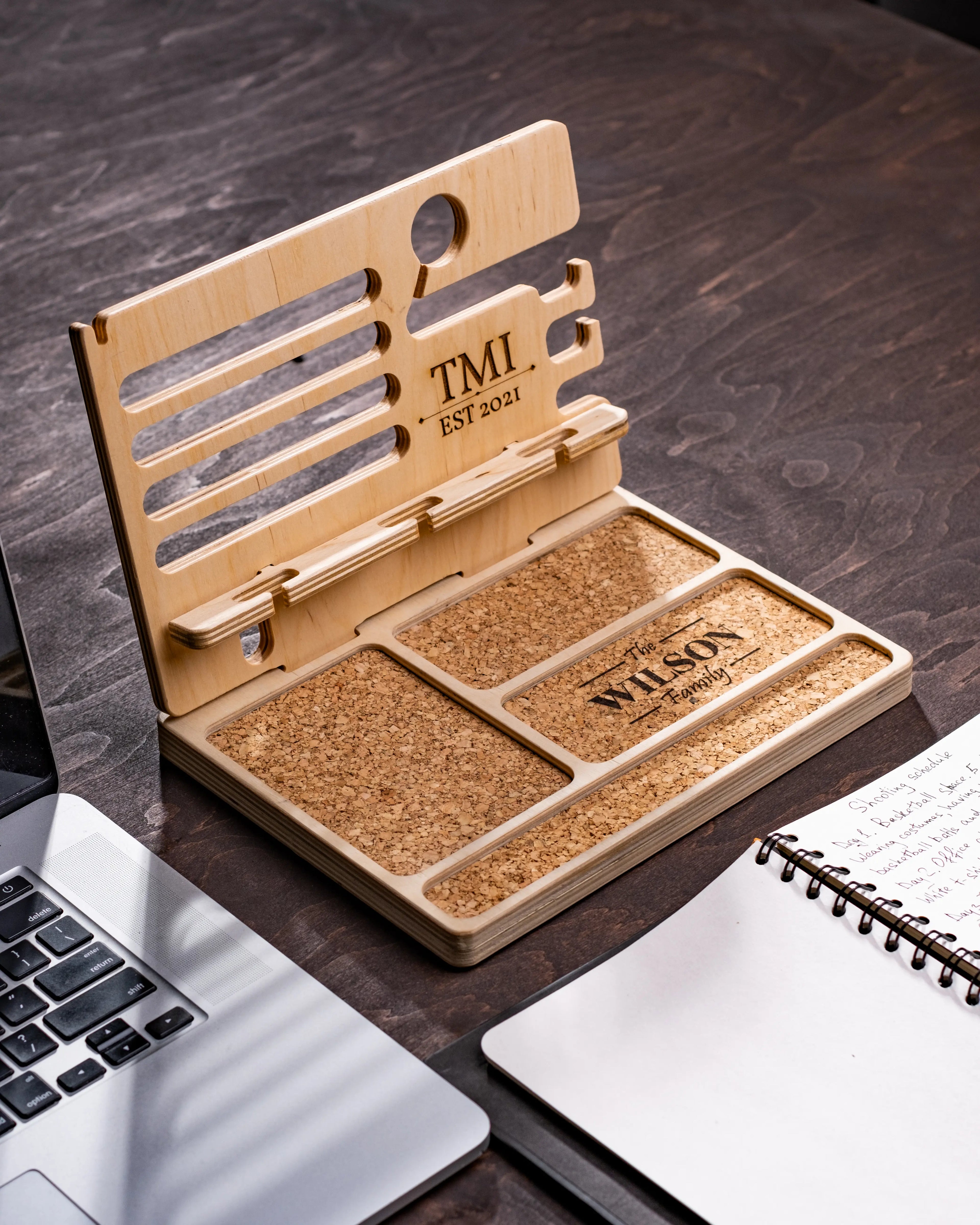 Desk organizer "Keepy" Cork