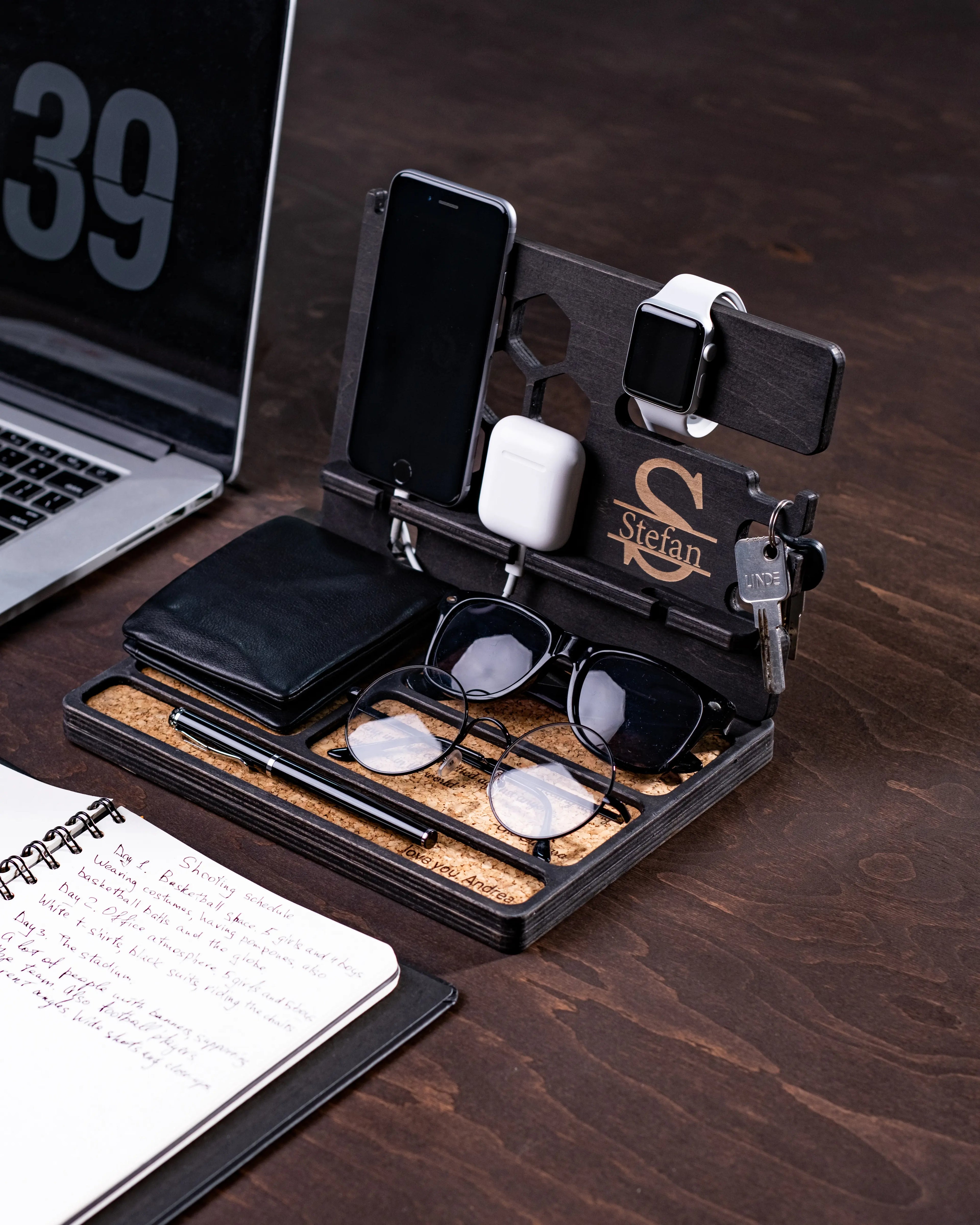 Desk organizer "Keepy" Cork