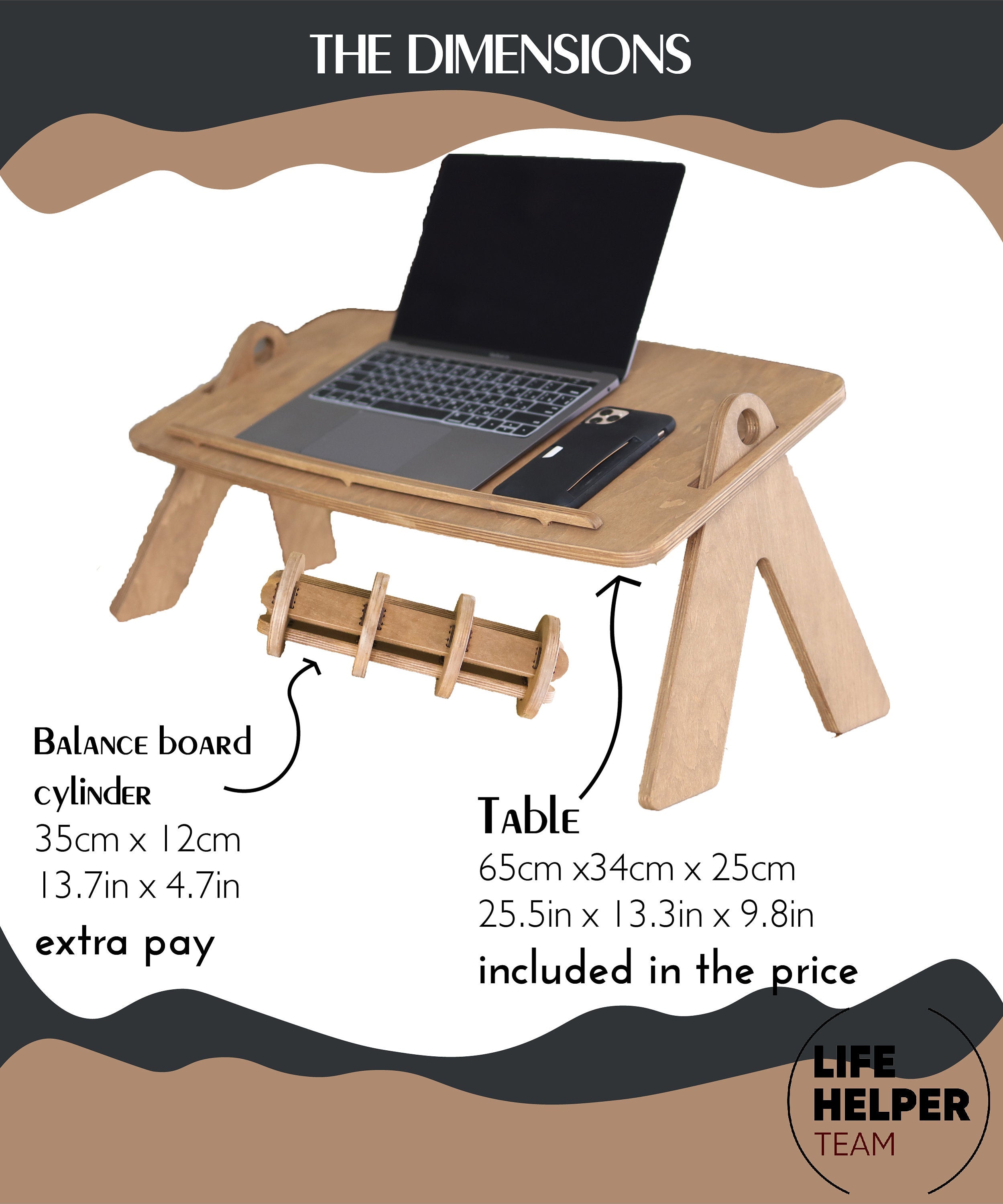 Lap desk by LifeHelperCo